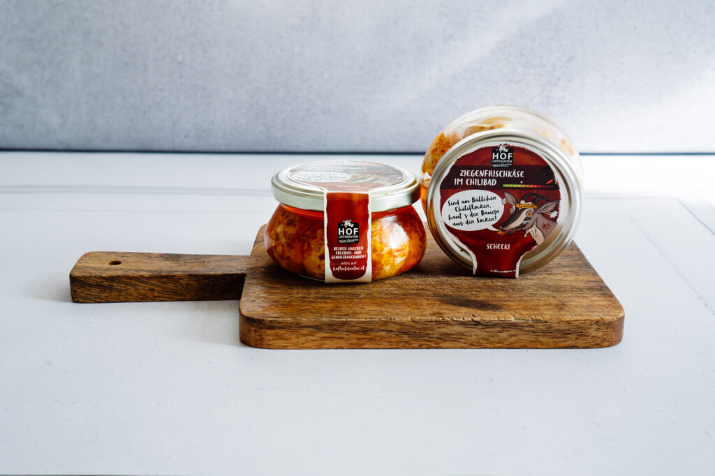 Ziegenfrischkäse-Chili