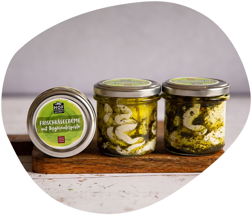 Frischkäsecreme-Bergkräuter organisch